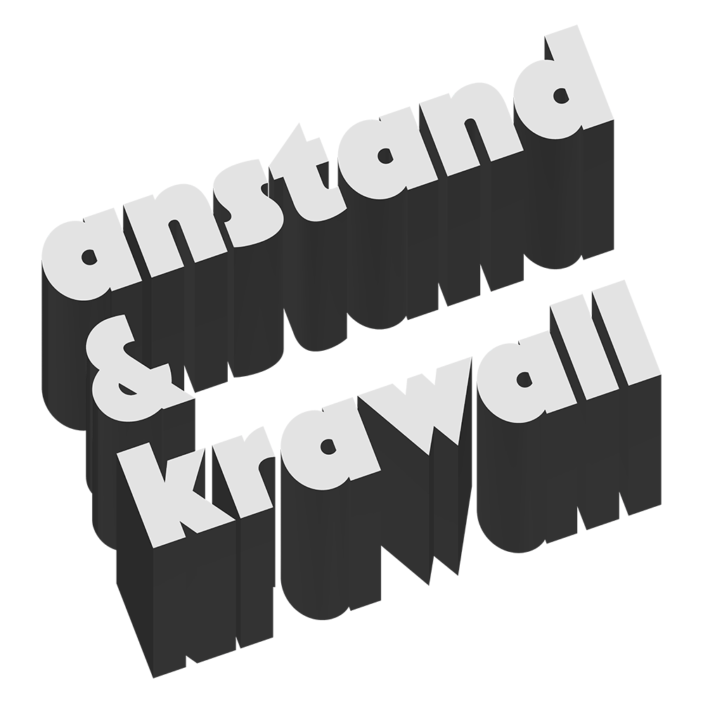 Anstand und Krawall Logo